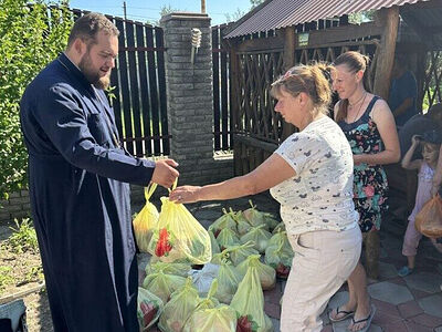 Джанкойская епархия доставила 350 продуктовых наборов для жителей Херсонской области. Информационная сводка о помощи беженцам (от 4 июля 2023 года)