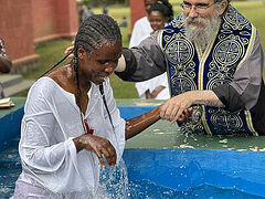 Catechumens, children, and infants baptized in Tanzania