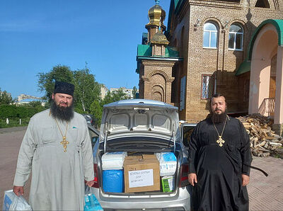 Социальный отдел Северодонецкой епархии передал помощь в Лисичанск. Информационная сводка о помощи беженцам (за 29-31 июля 2023 года)