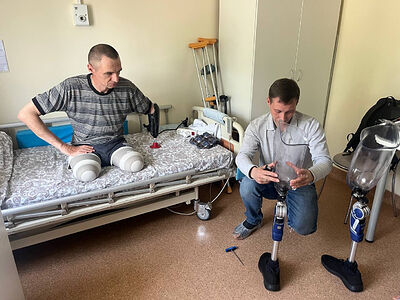 28 человек из зоны конфликта прошли протезирование в церковной больнице святителя Алексия. Информационная сводка о помощи беженцам (от 1 сентября 2023 года)