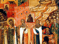 The Meeting of the Vladimir Icon of the Mother of God