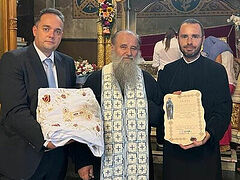 Garments of St. Paraskeva given to Bulgarian cathedral where her relics once lay for 150+ years (+VIDEO)