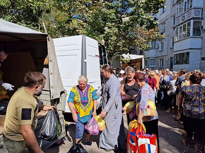 Специальный гуманитарный центр Крымской митрополии доставили 24 тонны помощи в Херсонскую область. Информационная сводка о помощи беженцам (от 13 сентября 2023 года)