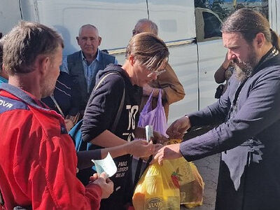Специальный центр Крымской митрополии доставил новую партию помощи в Херсонскую область. Информационная сводка о помощи беженцам (от 6 октября 2023 года)
