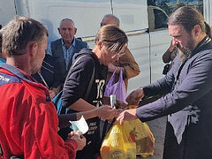 Специальный центр Крымской митрополии доставил новую партию помощи в Херсонскую область. Информационная сводка о помощи беженцам (от 6 октября 2023 года)