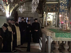 Patriarchate of Jerusalem offers prayers for peace at Golgotha (+VIDEO)