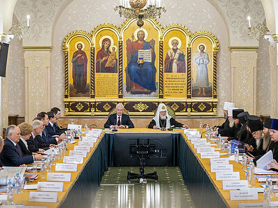 Состоялось заседание Попечительского совета Фонда поддержки строительства храмов г. Москвы