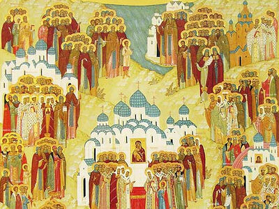 Всенощное бдение в Сретенском монастыре накануне Недели 2-й по Пятидесятнице, Всех святых в земле Российской просиявших 