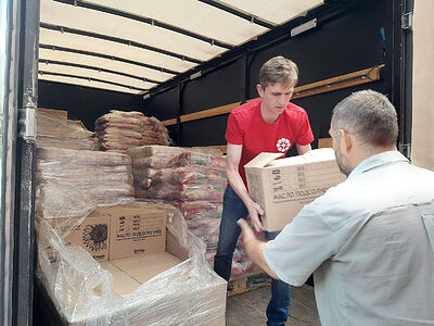 Православная служба милосердия Екатеринбурга направила помощь в Бердянск. Информационная сводка о помощи беженцам (от 8 декабря 2023 года)