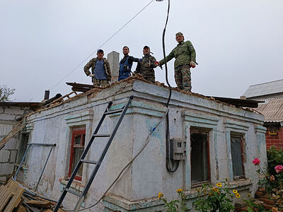 183 частных дома в Мариуполе отремонтировали православные волонтеры. Информационная сводка о помощи беженцам (от 14 декабря 2023 года)
