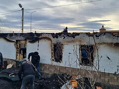 House of persecuted Metropolitan Longin goes up in flames in western Ukraine