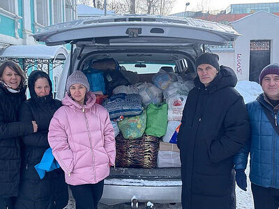 Синодальный отдел по благотворительности передал адресную помощь на Донбасс. Информационная сводка о помощи беженцам (от 12 января 2024 года)