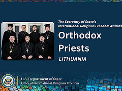 U.S. State Department honors defrocked Lithuanian clergy