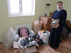 Социальный отдел Тольяттинской епархии передал детские вещи на Донбасс. Информационная сводка о помощи беженцам (от 6 февраля 2024 года)