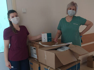 Служба «Милосердие-на-Дону» доставила помощь в больницу Калинина в Донецке. Информационная сводка о помощи беженцам (от 7 февраля 2024 года)
