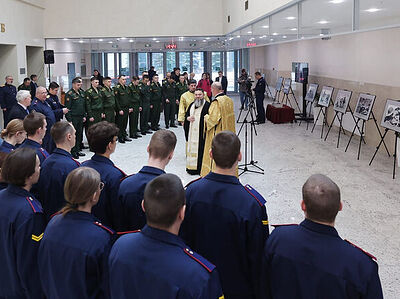 Представители Церкви приняли участие в открытии выставки, посвященной 35-й годовщине вывода Советских войск из Афганистана