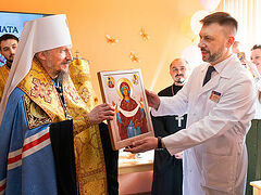 Metropolitan of Minsk consecrates first of series of spiritual aid rooms in children’s hospitals