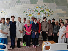 В Луганске больница святителя Алексия провела курсы по уходу для сестер милосердия