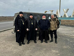 Состоялась очередная поездка делегации священнослужителей Пермской епархии на Донбасс