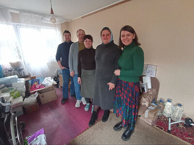 Православные социальные волонтеры в Донецке посещают на дому нуждающиеся семьи. Информационная сводка о помощи беженцам (от 19 марта 2024 года)