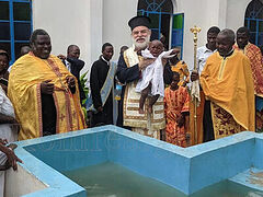 Mass Baptism and Wedding service in Tanzania