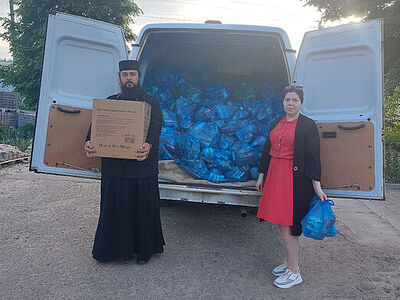 Социальный отдел Северодонецкой епархии передал помощь в Лисичанск. Информационная сводка о помощи беженцам (от 17 мая 2024 года)