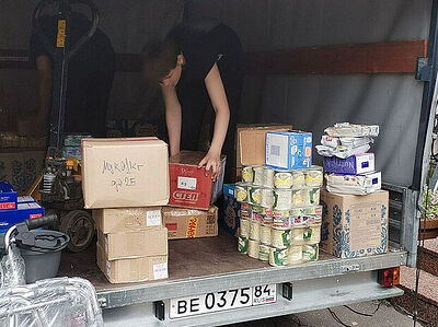 Синодальный отдел по церковной благотворительности и социальному служению передал помощь в Голую Пристань. Информационная сводка о помощи беженцам (от 19 июня 2024 года)