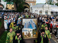 Rublev’s Trinity Icon returns to its historical home for good (+VIDEO)