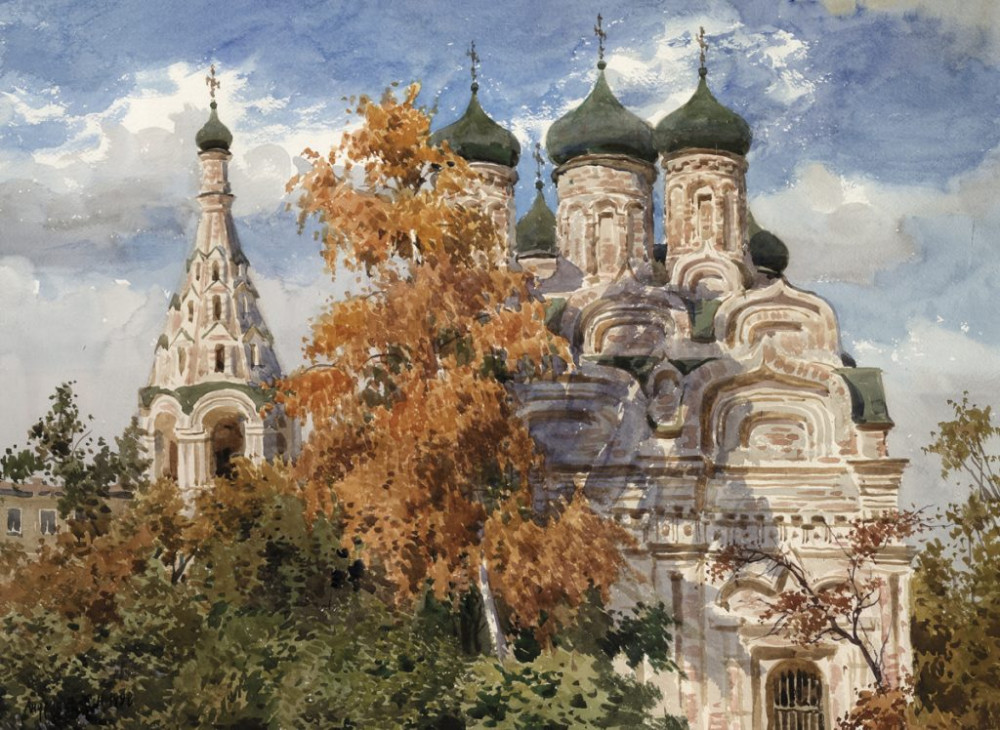 Москва. Церковь Знамения за Петровскими воротами