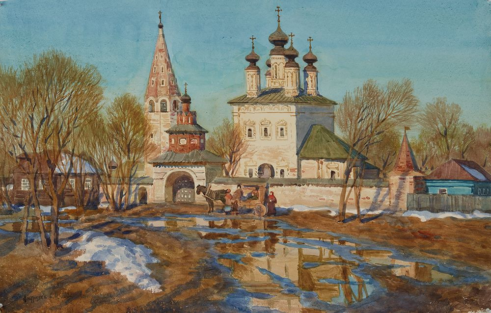 Суздаль. Возле Александровского монастыря