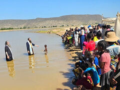 Several dozen baptized into Christ in Madagascar