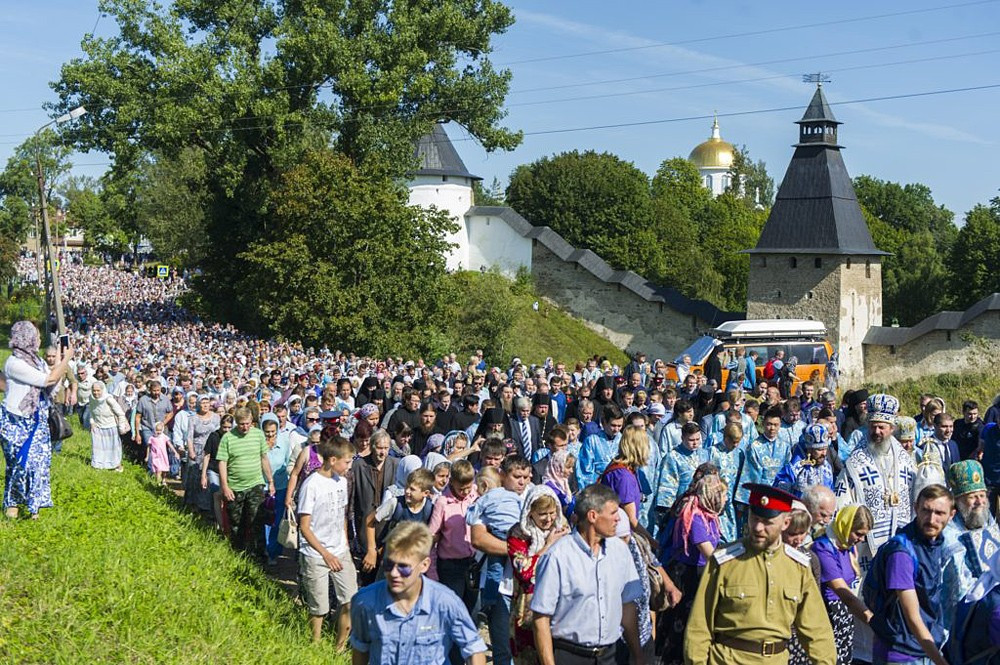 Pskov Caves Monastery, Dormition, 2019