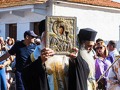 Annual procession of Panagia Voulkaniotissa Icon draws faithful in Messinia, Greece