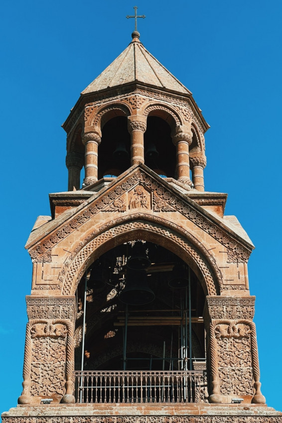 The bell tower of the Cathedral church of Echmiadzin