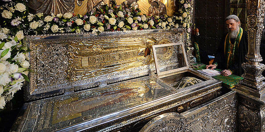 Τα άγια λείψανα του αββά Σεργίου και θαύματά του Β΄