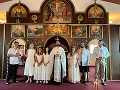 Mass Baptism at Serbian parish in Arkansas