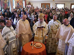 Macedonian-Ohrid Archbishop celebrates Sunday services at New Jersey church