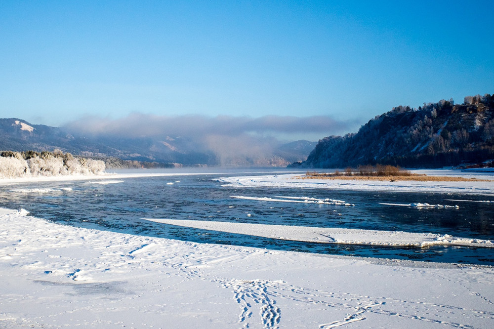 Confluence of the Mana and Enisei Rivers