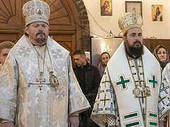 Russian and Serbian bishops concelebrate in Western Europe