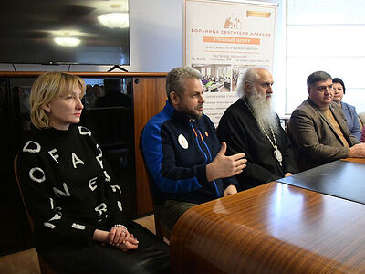 Церковная больница святителя Алексия открыла учебный центр в Донецке