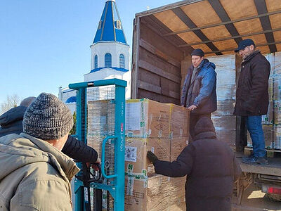 Международный комитет Красного Креста при поддержке Синодального отдела по благотворительности передал более 13 000 чайников нуждающимся