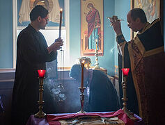 First-ever Liturgy in cell where St. Nikolai Velimirović reposed at St. Tikhon’s Seminary