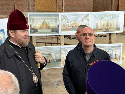 Заместитель председателя Правительства РФ Д.Н. Чернышенко посетил строящийся Покровский собор города Мариуполя
