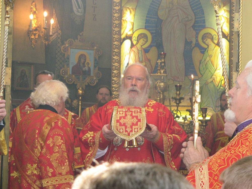 Святейший Патриарх Алексий II на престольном празднике
