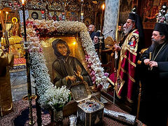 Pilgrims gather to honor St. Sophia of Kleisoura at monastery where she lived for decades