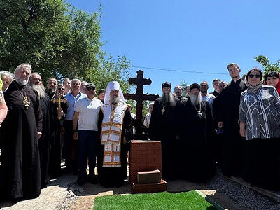На месте страдальческой кончины тысяч православных христиан в Лисьей балке в казахстанском Шымкенте состоялась закладка храма-памятника в честь новомучеников Чимкентских