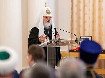 Предстоятель Русской Православной Церкви принял участие в Пасхальном приеме в Министерстве иностранных дел России