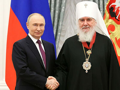 Председатель Издательского Совета и многодетные супруги московских клириков удостоены государственных наград