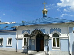 Обломки БПЛА повредили здание храма в центре Курска