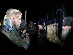 The Kursk-Root Icon of the Mother of God arrives in Kursk Diocese